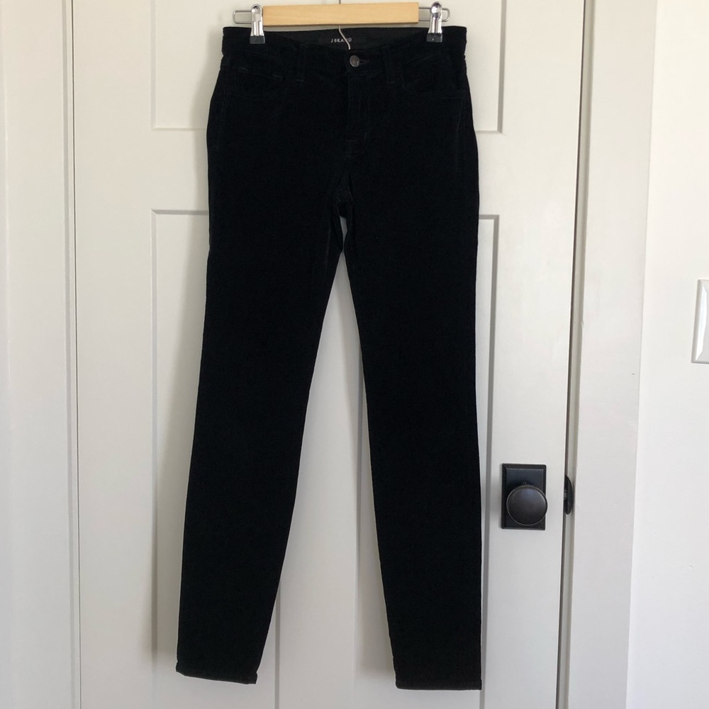 J Brand mid-rise skinny leg corduroy pants